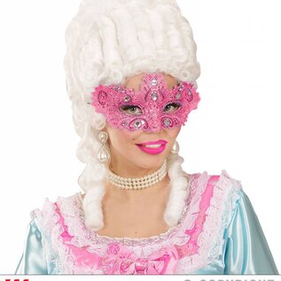 Nieuw2015-2016 Antiek roze Venetiaanse oogmaskertjes met steentjes