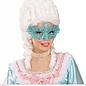 Nieuw2015-2016 Azuur blauwe Venetiaanse oogmaskertjes met steentjes