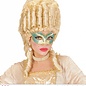 Nieuw2015-2016 Oogmaskers Venetiaans met azuur blauw en gouden glitters