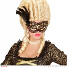 Nieuw2015-2016 Oogmasker met kant en veren