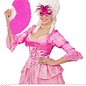 Nieuw2015-2016 Roze baronessen oogmasker met roze veertjes