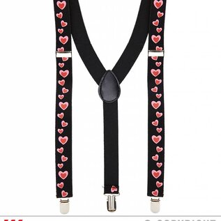 Nieuw2015-2016 Bretels met hartjes voor Valentijnsdag