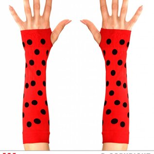Nieuw2015-2016 Vingerloze lieveheersbeestjes handschoenen voor insectenpakjes