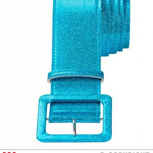 Nieuw2015-2016 Blauwe glitter show broekriem 120cm