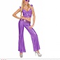 Nieuw2015-2016 Show riem paars met glitters