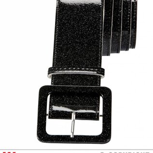 Nieuw2015-2016 Zwarte broekriem met glitters