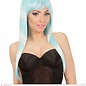 Nieuw2015-2016 Blauw met turquoise gemêleerde party pruik