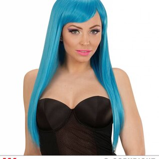 Nieuw2015-2016 Blauwe fashion pruiken voor party's en carnaval