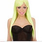 Nieuw2015-2016 Neon gele fashion pruik voor party's