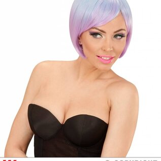 Nieuw2015-2016 Blauw paarse boblijn pruiken voor carnaval