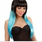 Nieuw2015-2016 Zwart blauwe fading pruik voor carnaval