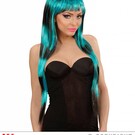 Nieuw2015-2016 Zwart met blauw gestreepte pruiken