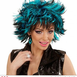 Nieuw2015-2016 Coupe ravage pruik zwart met blauw voor spetterende party's