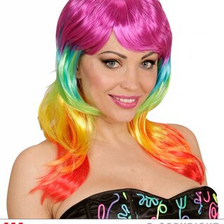 Nieuw2015-2016 Regenboog pruiken voor carnaval