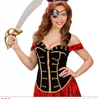 Nieuw2015-2016 Mini piratenhoedje met ooglapje als snelle verkleedset