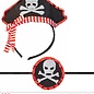 Nieuw2015-2016 Mini piratenhoedje met ooglapje als snelle verkleedset
