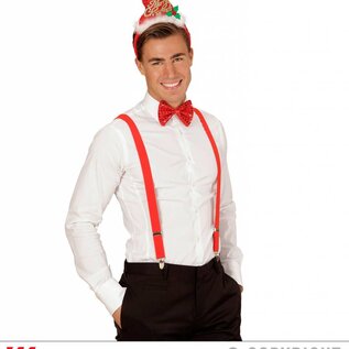 Nieuw2015-2016 Kerstmanhoedje met strikje voor een vrolijke kerst