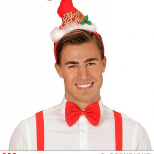 Nieuw2015-2016 Kerstmanmuts met strikje voor een vrolijke kerst