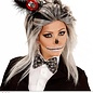 Nieuw2015-2016 Mini hoedje met schedel en strikje voor Halloween