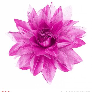 Nieuw2015-2016 Lila bloemclip voor in het haar voor feestjes