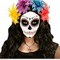 Nieuw2015-2016 Paarse bloemen haarclip met glitters voor in de feestpruik
