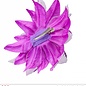 Nieuw2015-2016 Paarse bloemen haarclip met glitters voor in de feestpruik