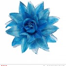 Nieuw2015-2016 Azuren bloemen haarclip met glitters