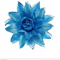 Nieuw2015-2016 Azuur bloemen haarclip met glitters voor in de feestpruik
