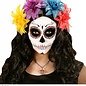 Nieuw2015-2016 Gele bloemen haarclip met glitters voor in de feestpruik
