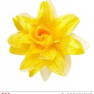 Nieuw2015-2016 Gele bloemen haarclip met glitters