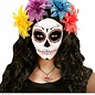 Nieuw2015-2016 Rode bloemen haarclip met glitters voor in de feestpruik