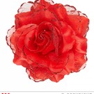 Nieuw2015-2016 Rode roos haarclip