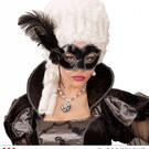 Nieuw2015-2016 Zwart oogmasker met roos