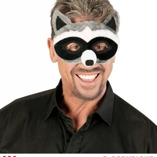 Nieuw2015-2016 Wasbeer masker met oortjes voor carnaval
