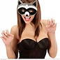 Nieuw2015-2016 Wasbeer masker met oortjes voor carnaval