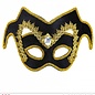 Nieuw2015-2016 Venetiaans edelman masker met gouden biesje