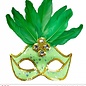Nieuw2015-2016 Neon groen Braziliaans oogmasker voor carnaval