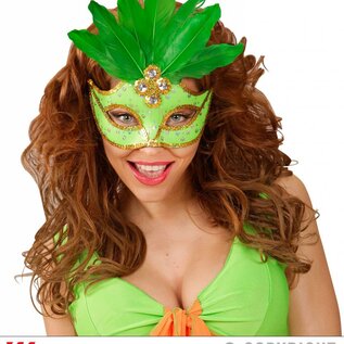 Nieuw2015-2016 Neon groen Braziliaans oogmasker voor carnaval