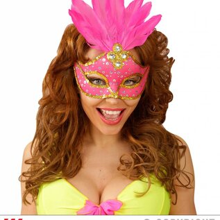 Nieuw2015-2016 Neon roze Braziliaanse maskers voor carnaval