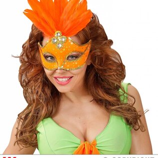 Nieuw2015-2016 Neon oranje Braziliaanse maskers voor carnaval