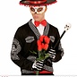 Nieuw2015-2016 Mexicaanse oogmaskers in oranje met glitters