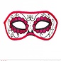 Nieuw2015-2016 Mexicaanse oogmaskers roze met zwart en glitters