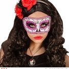 Nieuw2015-2016 Mexicaanse oogmaskers paars met zwart