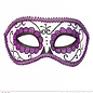 Nieuw2015-2016 Mexicaanse oogmaskers paars met zwart en glitters