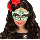 Nieuw2015-2016 Mexicaanse oogmaskers groen met zwart