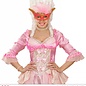 Nieuw2015-2016 Roze oogmaskers met veertjes voor carnaval