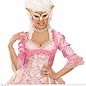 Nieuw2015-2016 Witte oogmaskers met veertjes voor carnaval