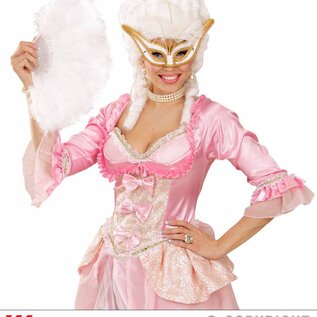 Nieuw2015-2016 Witte oogmaskers met veertjes voor carnaval