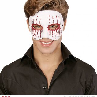 Nieuw2015-2016 Wit psychomasker met bloedende ogen voor Halloween