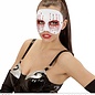 Nieuw2015-2016 Wit psychomasker met bloedende ogen voor Halloween